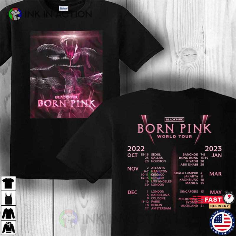 BlackPink Born Pink World Tour 2022-2023 T-Shirt