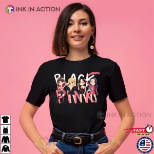 Blackpink Chibi Blackpink World Tour T shirt 1 Ink In Action
