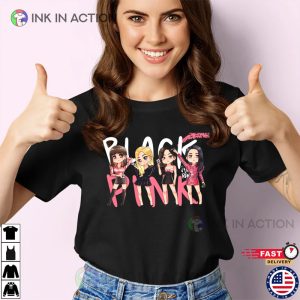 Blackpink Chibi Blackpink World Tour T shirt 3 Ink In Action