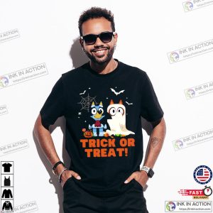 Bluey Trick Or Treat Halloween T Shirt 4 Ink In Action