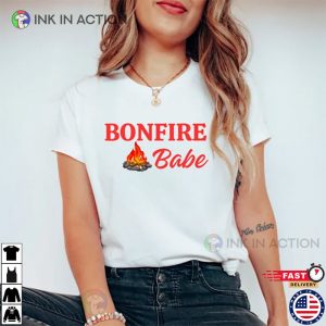 Bonfire Babe Cute Summer Shirt 2 Ink In Action