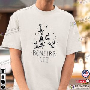 Bonfire Lit T shirt 3 Ink In Action