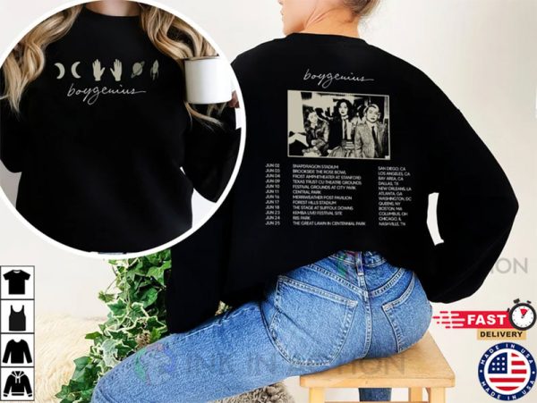 Boygenius Merch Vintage T-Shirt, Indie Rock Music Tour 2023 Merch