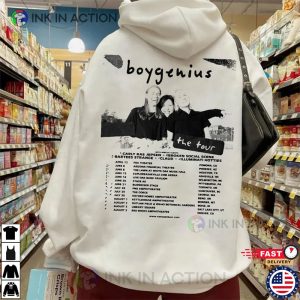 Boygenius US The Summer Tour 2023 Shirt 2 Ink In Action