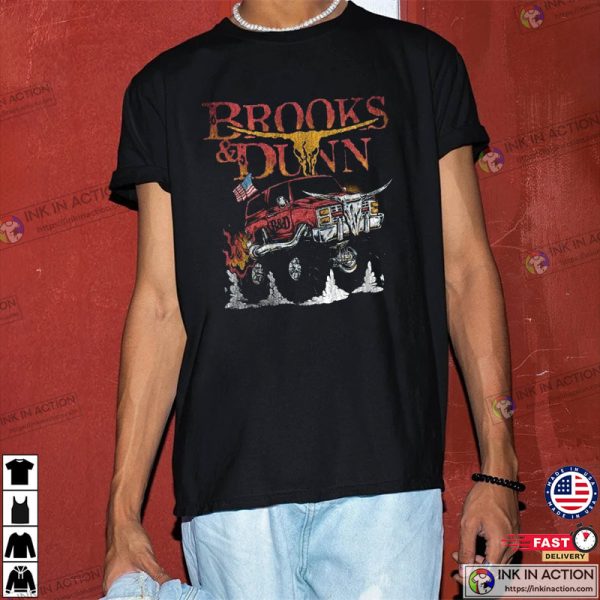 Brooks & Dunn – “Cowboy Town” Tour, Vintage Country Music T-shirt