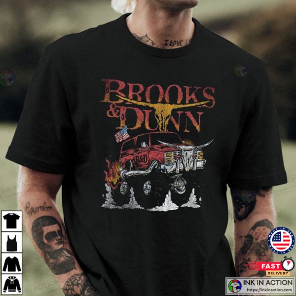 Brooks & Dunn – “Cowboy Town” Tour, Vintage Country Music T-shirt