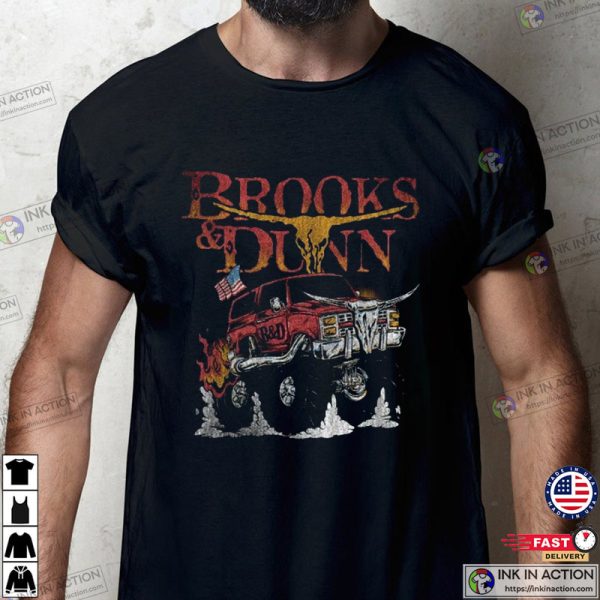 Brooks & Dunn – “Cowboy Town” Tour, Vintage Country Music T-shirt