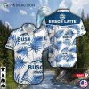 Busch Latte Blue Leaf Hawaiian Summer Shirts