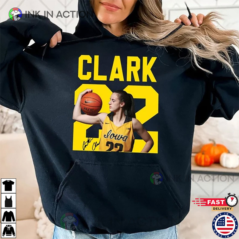 Caitlin Clark Basketball Shirt - Ink In Action