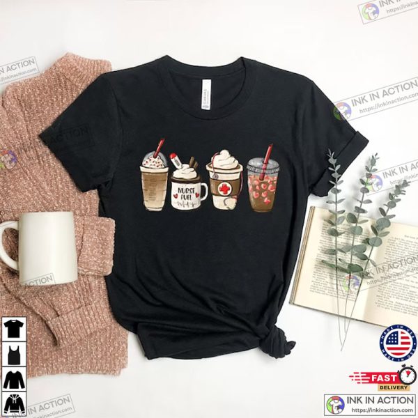 Coffee Lover Nurse Shirt, New Nurse Gift