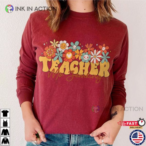 Comfort Colors Custom Teacher Shirt, Teacher Gift