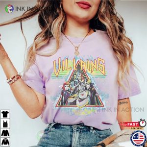 Comfort Colors Villains Characters Shirt Retro Disney 4 Ink In Action