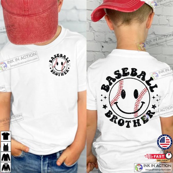 Custom Baseball Brother Shirt, Baseball T Shirt