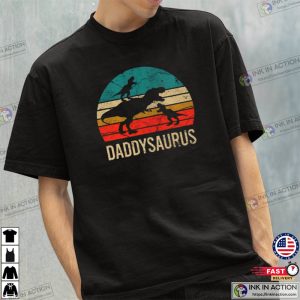 Custom Dinosaur Dad Shirt Fathers Day 3 Ink In Action