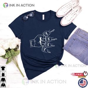 Custom Fathers Day Father Daughter Matching Shirts 1 Ink In Action