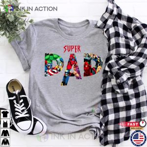 Daddy Youre Our Superhero Super Dad Shirt Gift For Father 2 Ink In Action