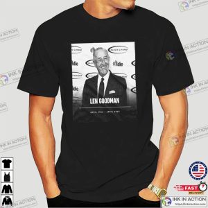 Dancing With the Stars Judge Len Goodman Dies RIP 1944 2023 T shirt 2