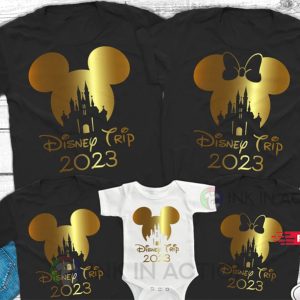 Disney Castle Family Trip 2023 Shirts