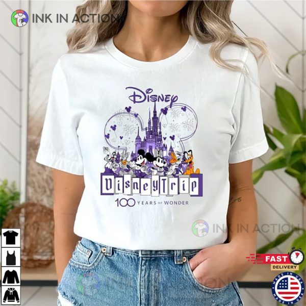 Disney trip 100 Years of Wonder, Disney Family Shirt