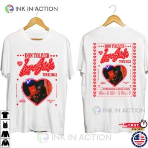 Don Toliver Love Sick Tour 2023 Shirt Love Sick Album Shirt 2 Ink In Action