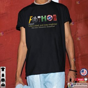Fathor Definition, Marvelous Dad, Superhero Dad Shirt