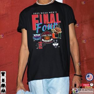 Final Four 2023 March Madness Shirt Road to Final Four Vintage Tee 3 Ink In Action