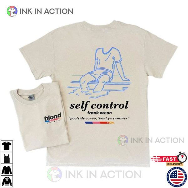 Frank Ocean BLOND SELF CONTROL T-shirt, Frank Ocean Fan Gift