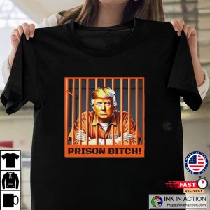 Funny Humor 45th President Scandal News Trump in Jail T Shirt 2 Ink In Action