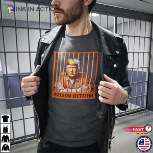 Funny Humor 45th President Scandal News Trump in Jail T Shirt 3 Ink In Action