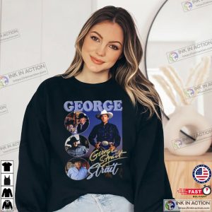 George Strait Legend Country Music T Shirt 1 Ink In Action 1