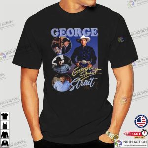 George Strait Legend Country Music T Shirt 2 Ink In Action 1