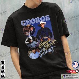 George Strait Legend Country Music T Shirt 3 Ink In Action 1