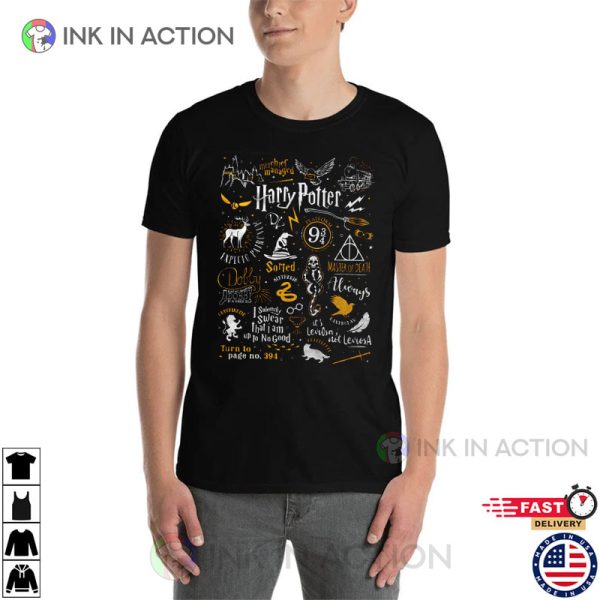 Harry Potter Infographic T-shirt