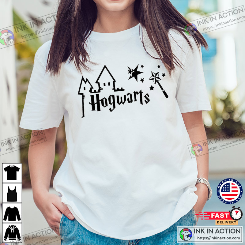 veld Onbemand moe Harry Potter Hogwarts Graphics Design T-shirt - Ink In Action