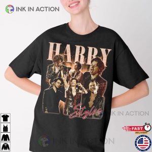 Harry Styles Vintage Homage Graphic T Shirt 2 Ink In Action