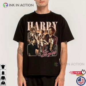 Harry Styles Vintage Homage Graphic T Shirt 3 Ink In Action