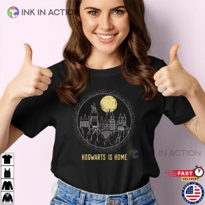 Hogwarts Is Home Redwolf T shirt 1 Ink In Action