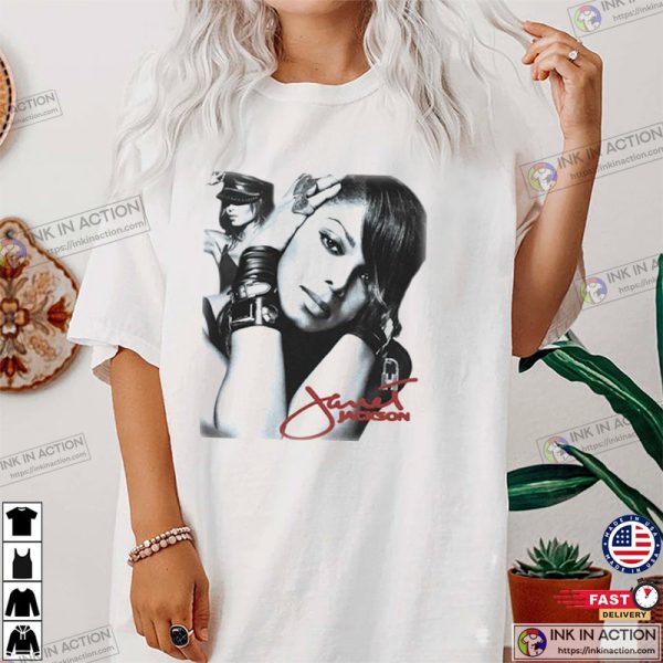 Janet Jackson Graphic T-shirt, Bootleg Rap Tees