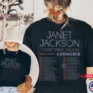 Janet Jackson Together Again, Janet Jackson Tour 2023 Shirt