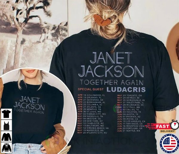 Janet Jackson Together Again, Janet Jackson Tour 2023 Shirt