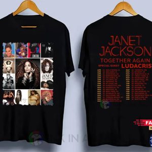 Janet Jackson Together Again Tour 2023 Both Sides Shirt, Country Music Tour 2023