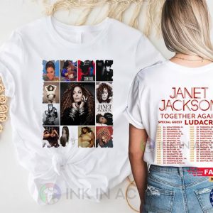 Janet Jackson Together Again Tour 2023 Both Sides Shirt, Country Music Tour 2023