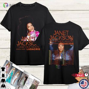 Janet Jackson Together Again Tour 2023 T Shirt 3