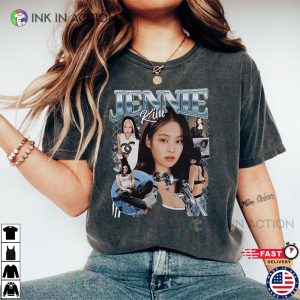 Jennie Blackpink Vintage 90s Shirt kpop concerts 2023 2 Ink In Action