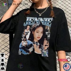 Jennie Blackpink Vintage 90s Shirt kpop concerts 2023 3 Ink In Action