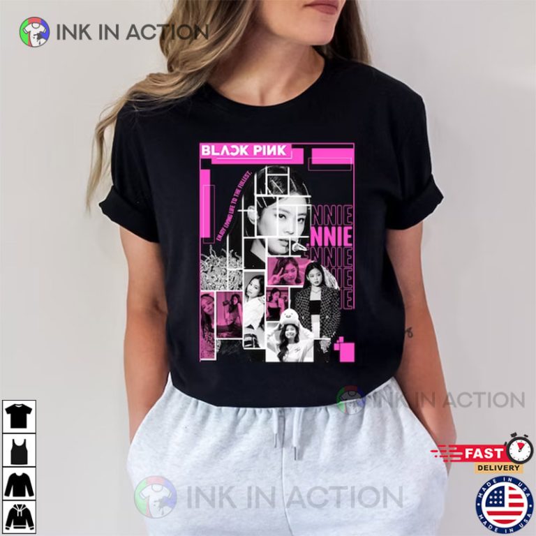 Jennie Kim BLACKPINK T-Shirt, Blackpink Merch - Ink In Action