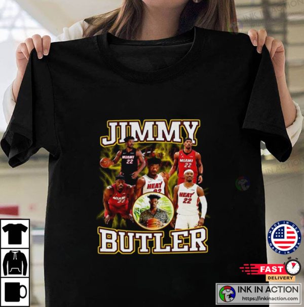 Jimmy Butler 90s Style Vintage Bootleg Tee Graphic T-shirt