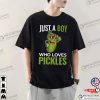 Just A Boy Who Loves Pickles T-Shirt, Funny Pickle