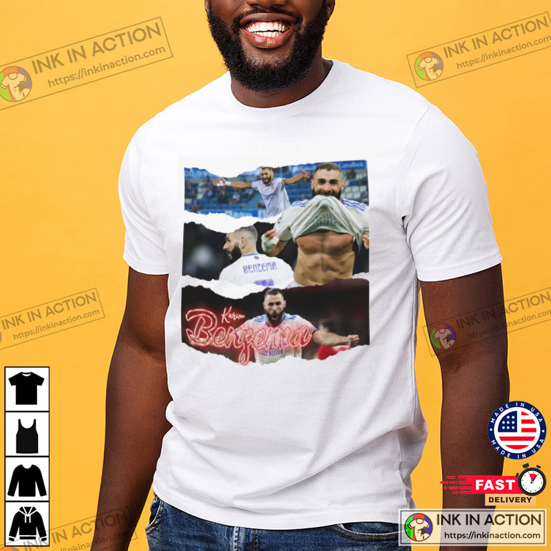 Karim Benzema 90s Style Vintage Graphic Shirt