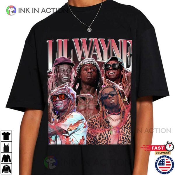 Lil Wayne Vintage Shirt, Hip Hop RnB Rap Lil Wayne Concert 2023 Shirt